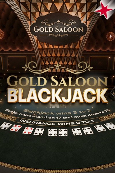 Stolní hra Gold Saloon RNG Blackjack v Betwest Casino